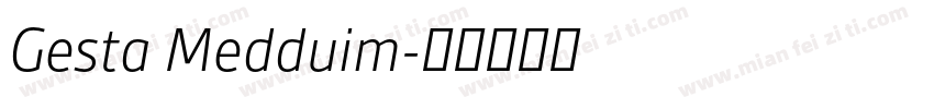 Gesta Medduim字体转换